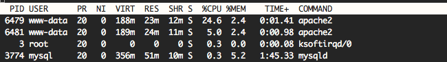 Top processes Top processes